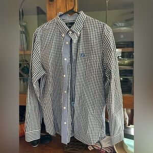 Fred Perry men’s classic gingham button down shirt